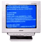 blue screen monitor